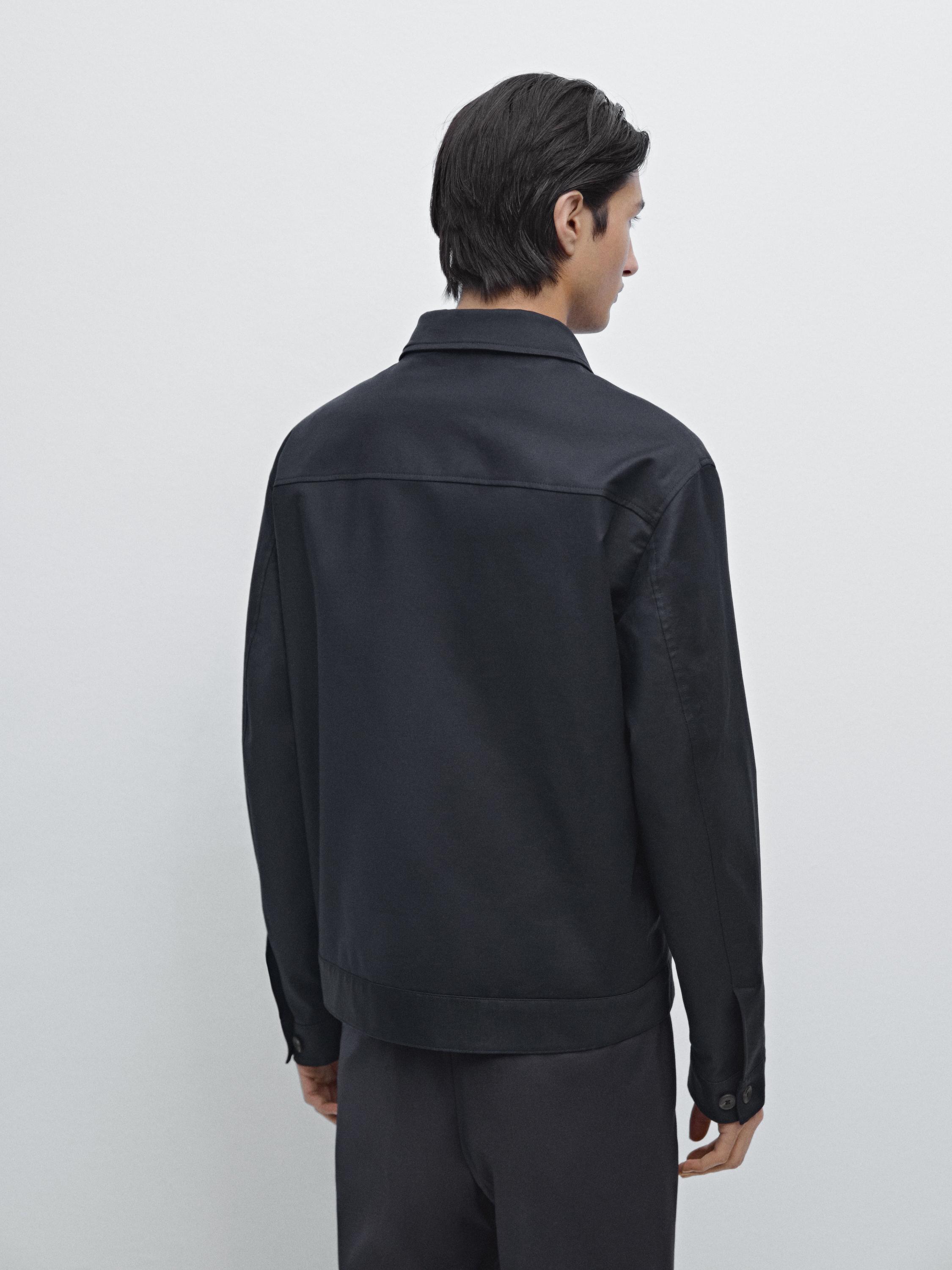 Cotton blend jacket